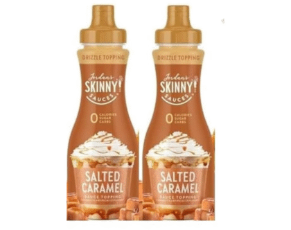 Skinny Mixes Jordan’s Skinny, Salted Caramel Syrup Sauce Topping (Pack of 2)