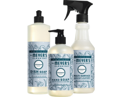 Mrs. MEYER'S Clean Day Snowdrop Kitchen Soap Set