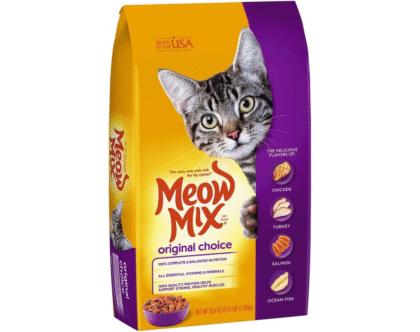 Meow Mix Original Choice Dry Cat Food, Heart Health and Oral Care Formula