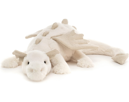 Jellycat Snow Dragon Stuffed Toy