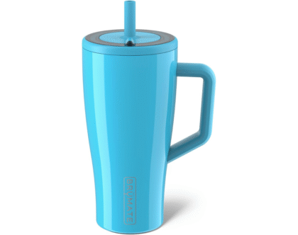 BrüMate Era 30 oz Tumbler with Handle and Straw, Electric Blue