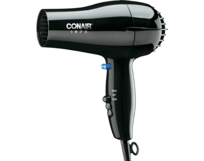 CONAIR Hairdryer, Handheld, Black, 1875 Watts