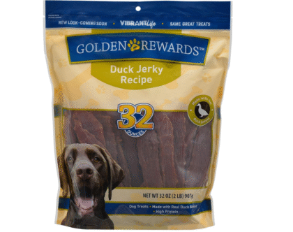Golden Rewards Duck Jerky Dog Treats 32 oz (2 Pack)