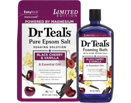 Dr Teal's Foaming Bath, Black Cherry & Vanilla Bath 34 FL OZ