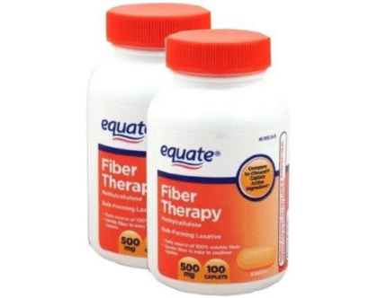 Equate Fiber Therapy 500mg (2 Pack)