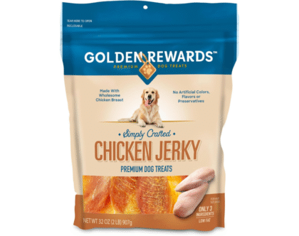Golden Rewards Chicken Jerky Dog Treat 32 Oz (2 Pack)
