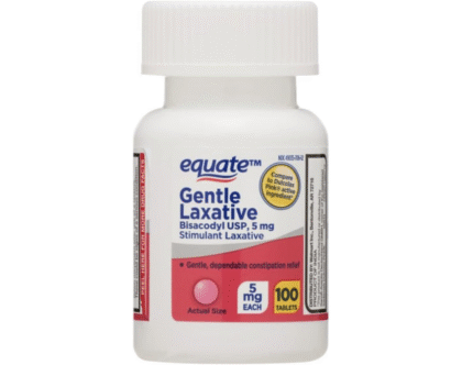 Equate Gentle laxative tablets, Bisacodyl USP 5mg
