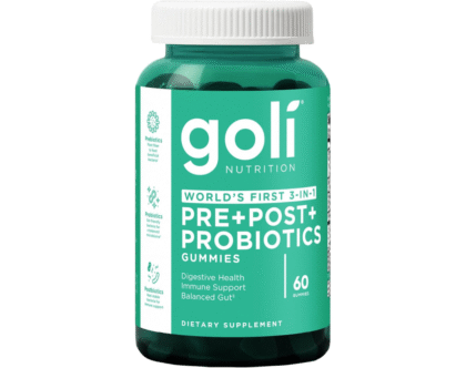 Goli Pre Pro Postbiotic Gummies 60 Count