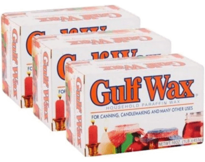 Gulf Wax Household Paraffin Wax 1 Pound Bars (3 Packs)