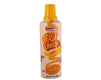 Kraft Easy Cheese, Cheddar, 8-oz