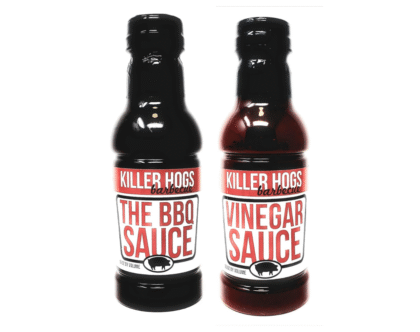 Killer Hogs Barbecue Sauce Variety Pack, Original BBQ Sauce and Vinegar Sauce 16 Oz (2 Pack)