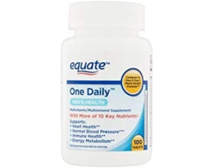 Equate One Daily Men's Multivitamin Multimineral Supplement, 100 Tablets
