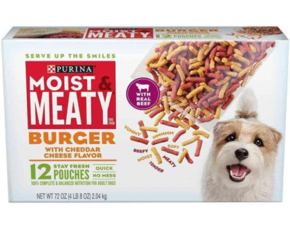 Purina Moist and Meaty Burger Cheese (2 Pack)