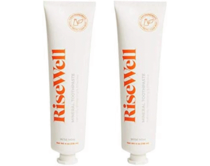 RiseWell Japanese Style Toothpaste, Natural (2 Pack)