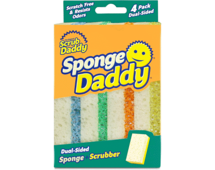 Scrub Daddy Sponge Daddy, Scratch-Free Multipurpose Kitchen & Dish Sponge