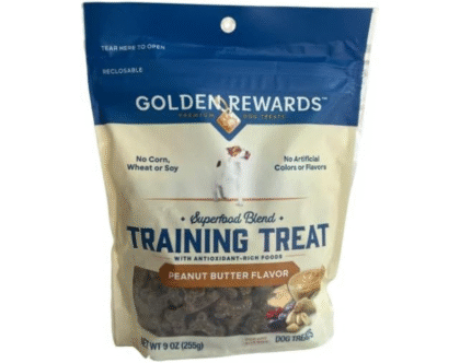 Golden Rewards Superfood Blend Training Treats Peanut Butter Flavor 9 oz
