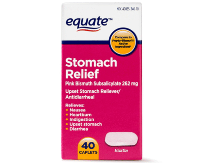 Equate Stomach Relief Caplets 40ct