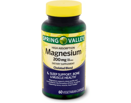 Spring Valley High Absorption Magnesium Sleep Support 200 mg 60 Capsules