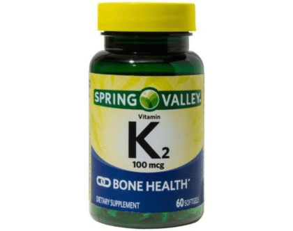 Spring Valley Vitamin K2, Bone Health, 100 mg 60 Softgels